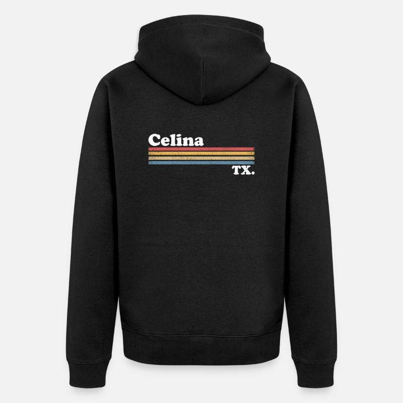 Celina - Veste à capuche bio Premium Unisexe - noir