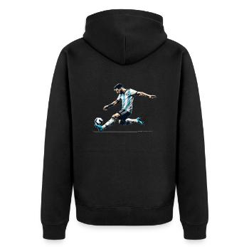 Football Argentine - Veste à capuche bio Premium Unisexe - noir - Dos - Nico (187cm)