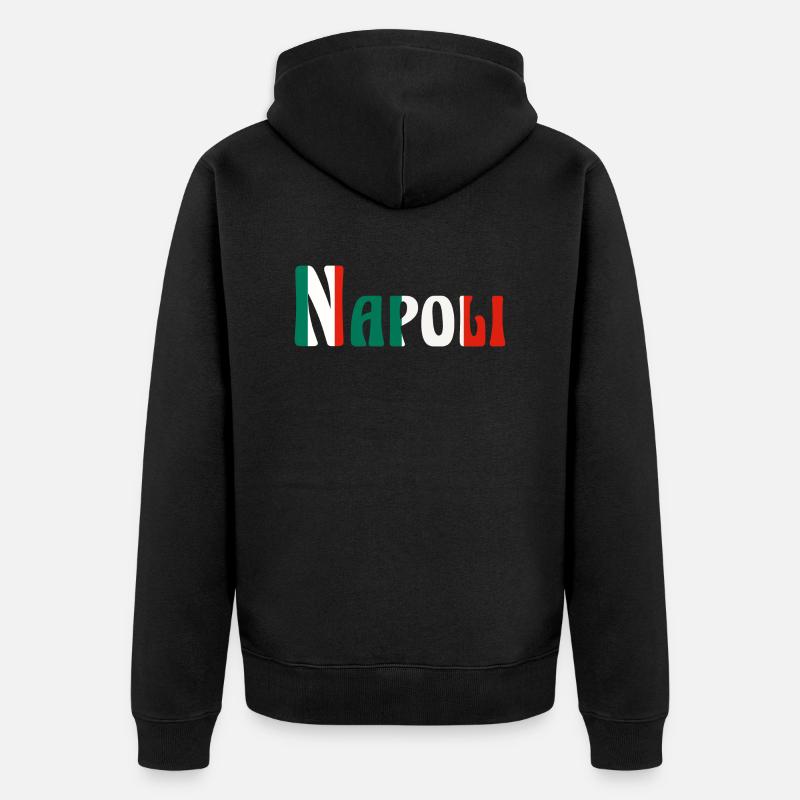 Napoli - Veste à capuche bio Premium Unisexe - noir
