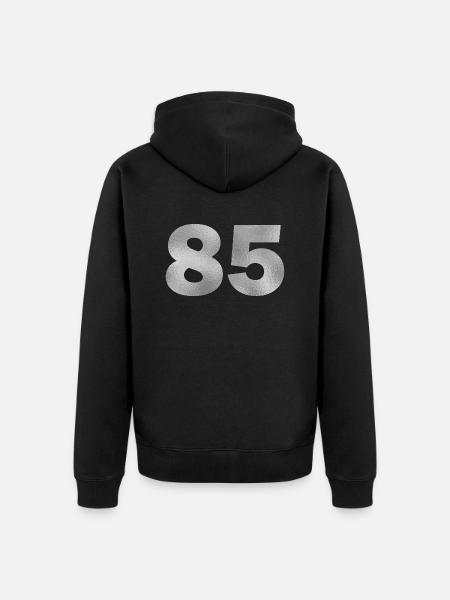 Birthday 85 years - Unisex Premium Organic Zip Hoodie - black