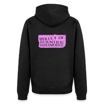 dictons cadeau cadeau cadeau idée expérience - Veste à capuche bio Premium Unisexe - noir - Dos - Nico (187cm)
