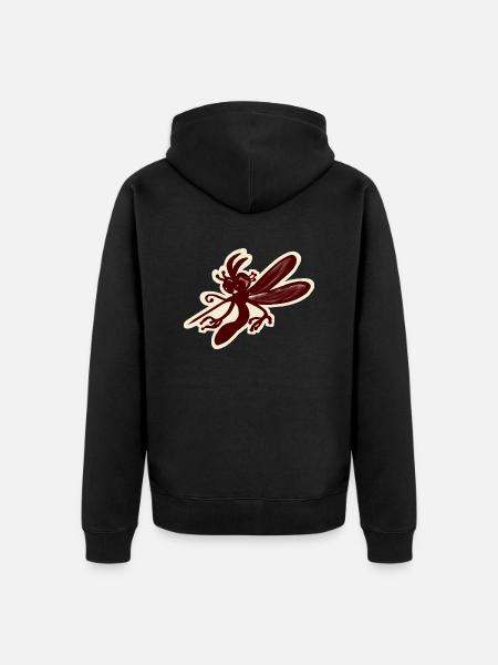 Mosquito - Unisex Premium Organic Zip Hoodie - black