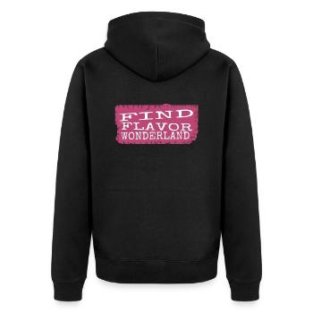 idée de cadeau d’anniversaire d’anniversaire goûts envoûtants - Veste à capuche bio Premium Unisexe - noir - Dos - Nico (187cm)