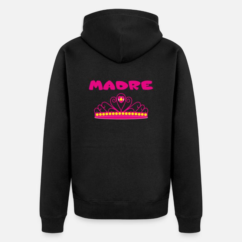 MADRE - Veste à capuche bio Premium Unisexe - noir