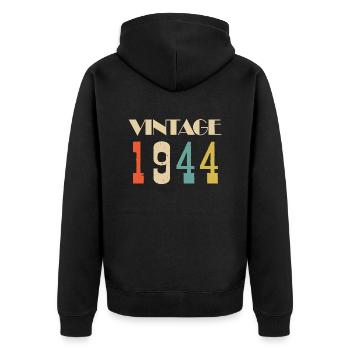 2003 Vintage Édition limitée Cadeau - Veste à capuche bio Premium Unisexe - noir - Dos - Nico (187cm)