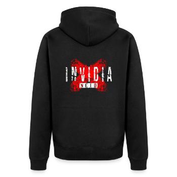 Invidia - L’envie - Veste à capuche bio Premium Unisexe - noir - Dos - Nico (187cm)