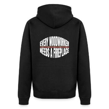 Forestry Carpenter Chemises pour bébés et tout-petits - Veste à capuche bio Premium Unisexe - noir - Dos - Nico (187cm)