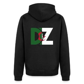 les DZ algériens-idée cadeau Algérie - Veste à capuche bio Premium Unisexe - noir - Dos - Nico (187cm)