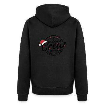 Noël Père Noël 2024 2025 film vacances famille xms - Veste à capuche bio Premium Unisexe - noir - Dos - Nico (187cm)