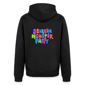 Slime Monster Party - Veste à capuche bio Premium Unisexe - noir - Dos - Nico (187cm)