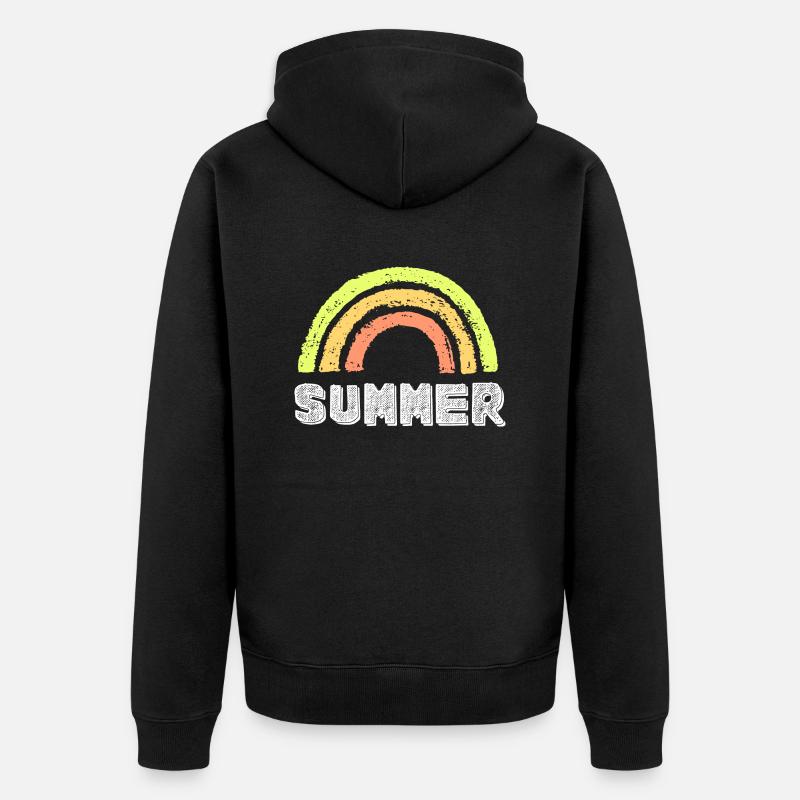 summer - Veste à capuche bio Premium Unisexe - noir