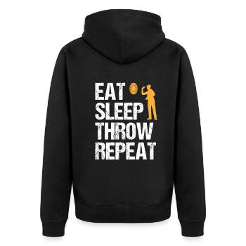 Darts Darts Player Quote Darts Game Gift - Veste à capuche bio Premium Unisexe - noir - Dos - Nico (187cm)