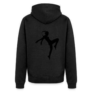 Kickboxing Kickboxer Arts Martiaux Cadeau Femmes - Veste à capuche bio Premium Unisexe - noir - Dos - Nico (187cm)