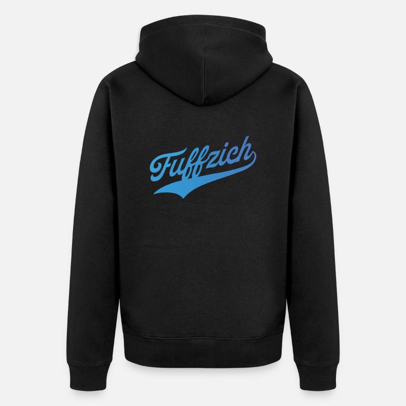 Fuffzich - Cinquantième anniversaire - Veste à capuche bio Premium Unisexe - noir