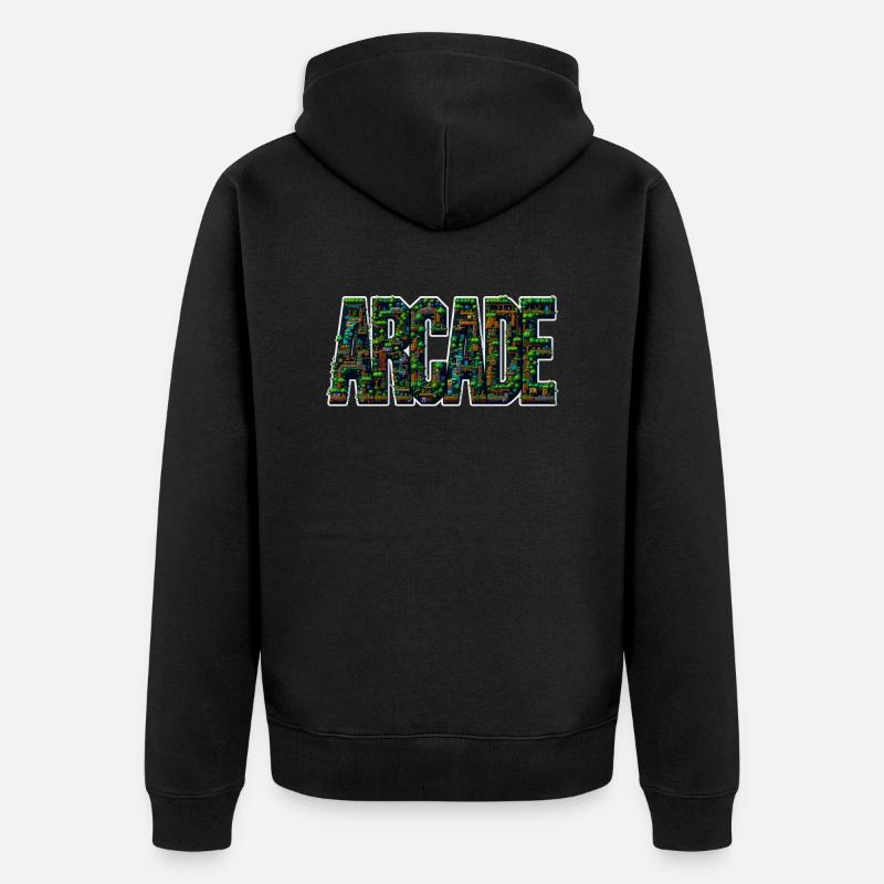 Arcade - Veste à capuche bio Premium Unisexe - noir