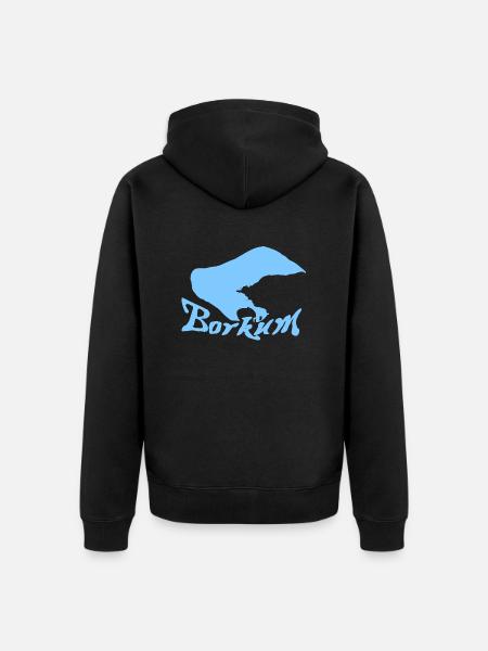 Bokum Tattoo - Unisex Premium Organic Zip Hoodie - black