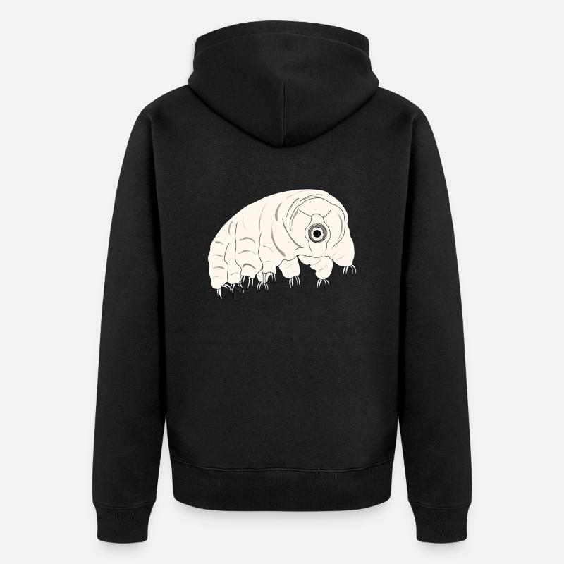 Tardigrade water bear - Veste à capuche bio Premium Unisexe - noir