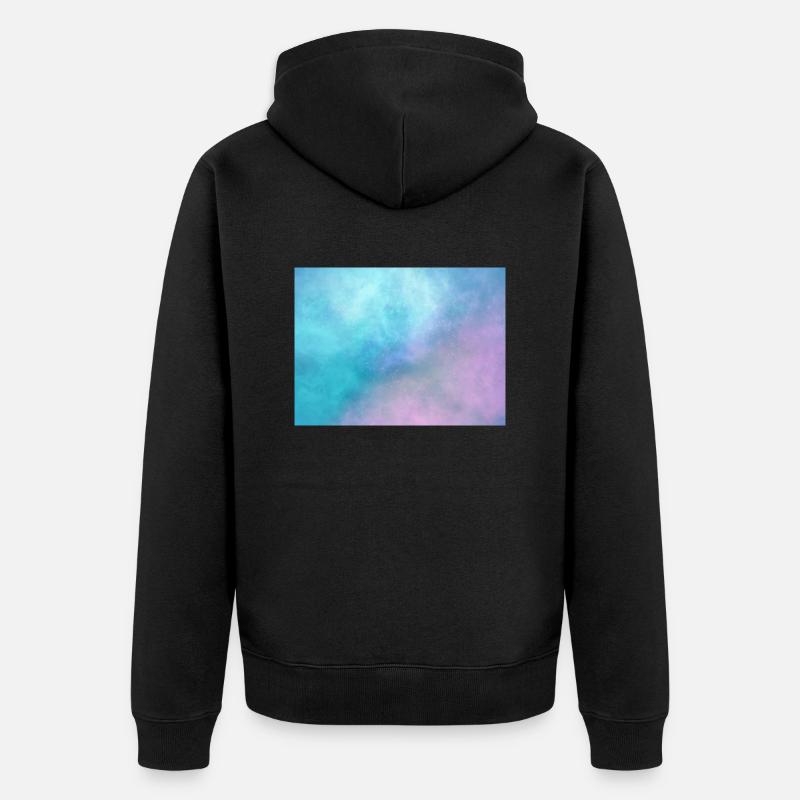 Rectangle d’espace - Veste à capuche bio Premium Unisexe - noir