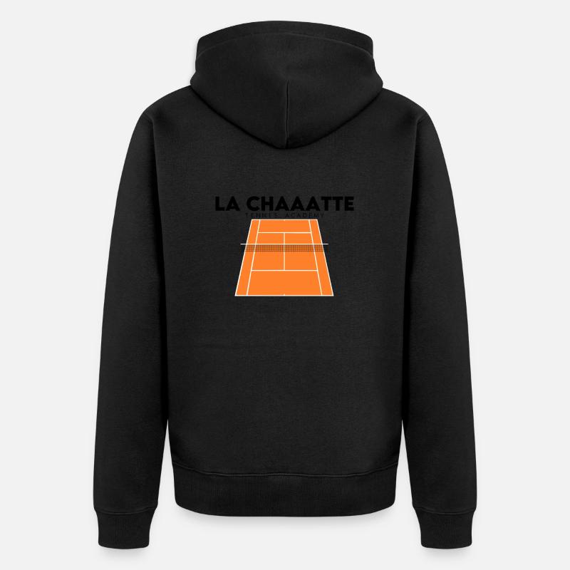 LA CHATTE - Veste à capuche bio Premium Unisexe - noir