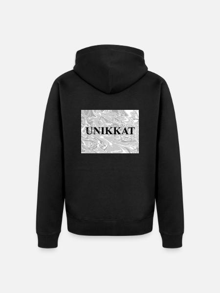 Unbenanntes Projekt 2 - Unisex Premium Bio Zip Hoodie - Schwarz