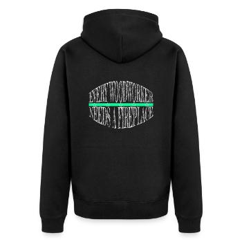 Cutter Bingo Hall T-shirts - Veste à capuche bio Premium Unisexe - noir - Dos - Nico (187cm)