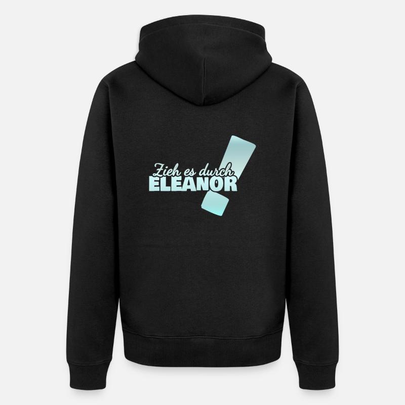 Eleanor comme prénom - Veste à capuche bio Premium Unisexe - noir
