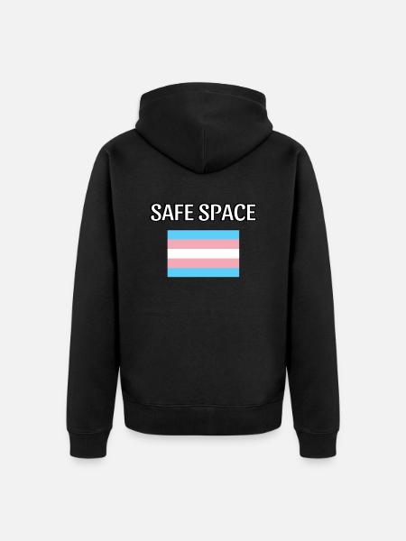 Spazio sicuro TRANS - orgoglio transgender - Ekologisk premiumluvjack unisex - svart