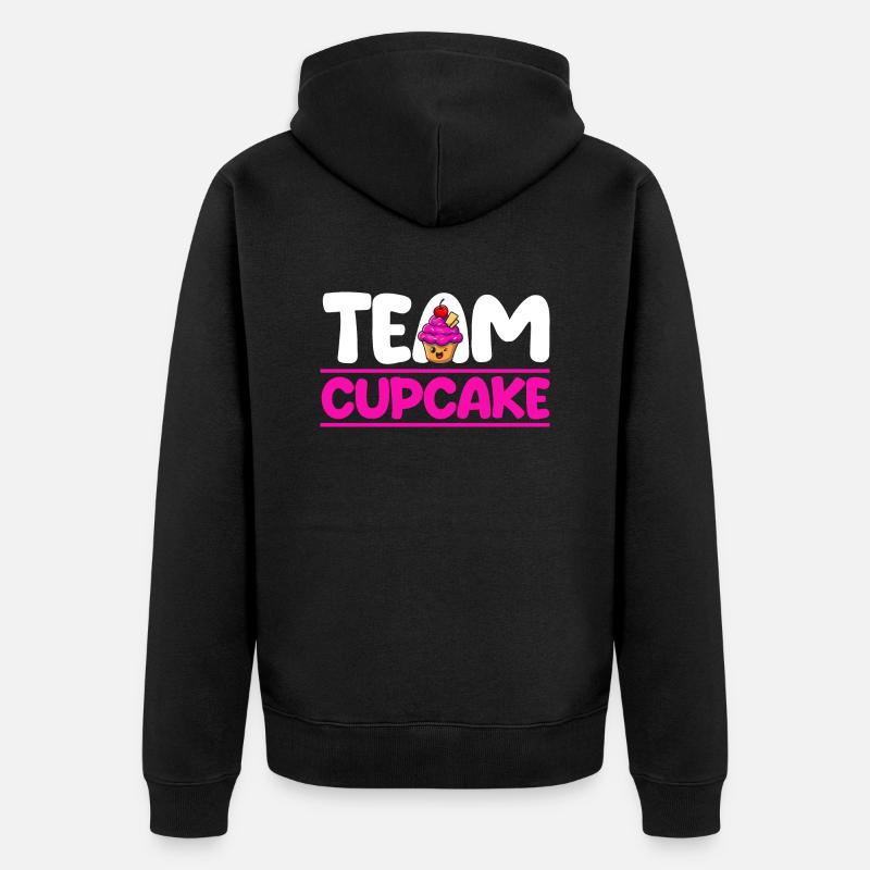 Cuisson des cupcakes - Veste à capuche bio Premium Unisexe - noir