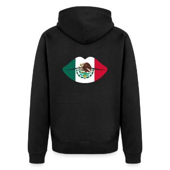 Kiss Mexico - Veste à capuche bio Premium Unisexe - noir - Dos - Nico (187cm)