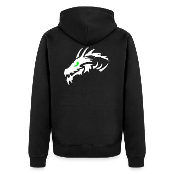 Dragon - Veste à capuche bio Premium Unisexe - noir - Dos - Nico (187cm)