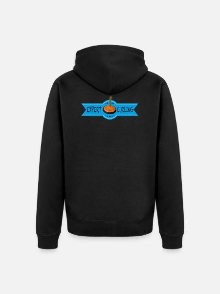 2018 EISSTOCK EXPERT - Unisex Premium Bio Zip Hoodie - Schwarz