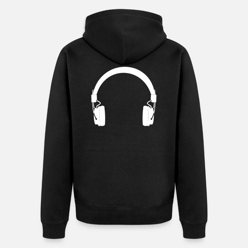 Zik 2 - Veste à capuche bio Premium Unisexe - noir