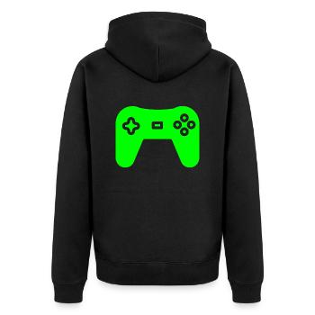 Contrôleur de console de jeu vidéo Cool Gamer Gaming - Veste à capuche bio Premium Unisexe - noir - Dos - Nico (187cm)