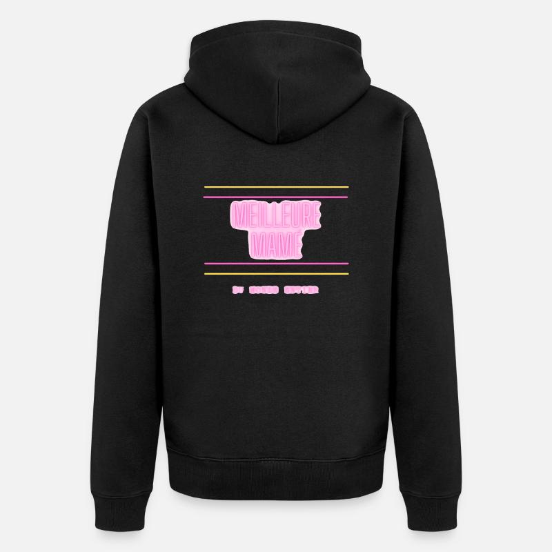 Meilleure MAMÉ - Veste à capuche bio Premium Unisexe - noir