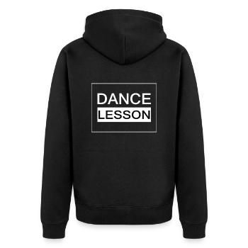 Danse Musique de danse - Veste à capuche bio Premium Unisexe - noir - Dos - Nico (187cm)