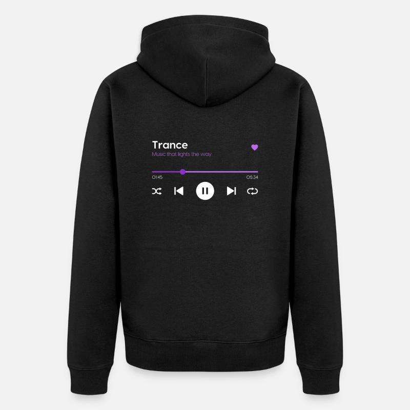 Transe - Veste à capuche bio Premium Unisexe - noir