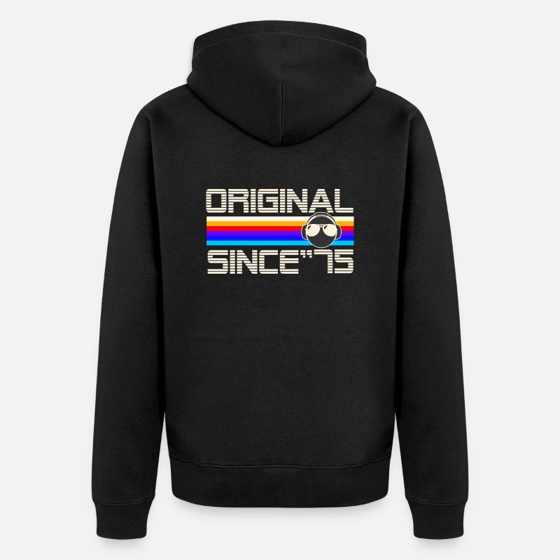Since 75 - Veste à capuche bio Premium Unisexe - noir
