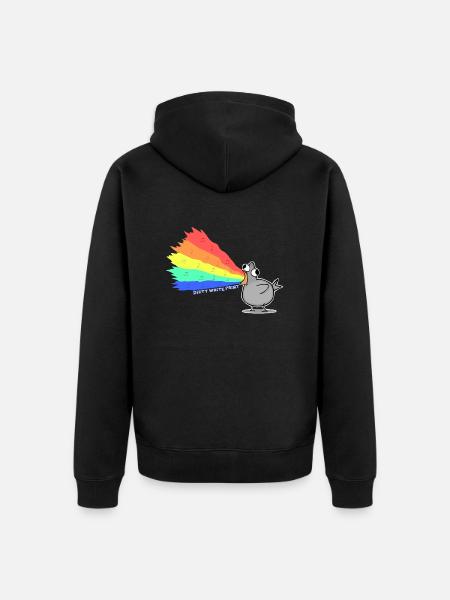 Zaubertaube MP - Unisex Premium Bio Zip Hoodie - Schwarz