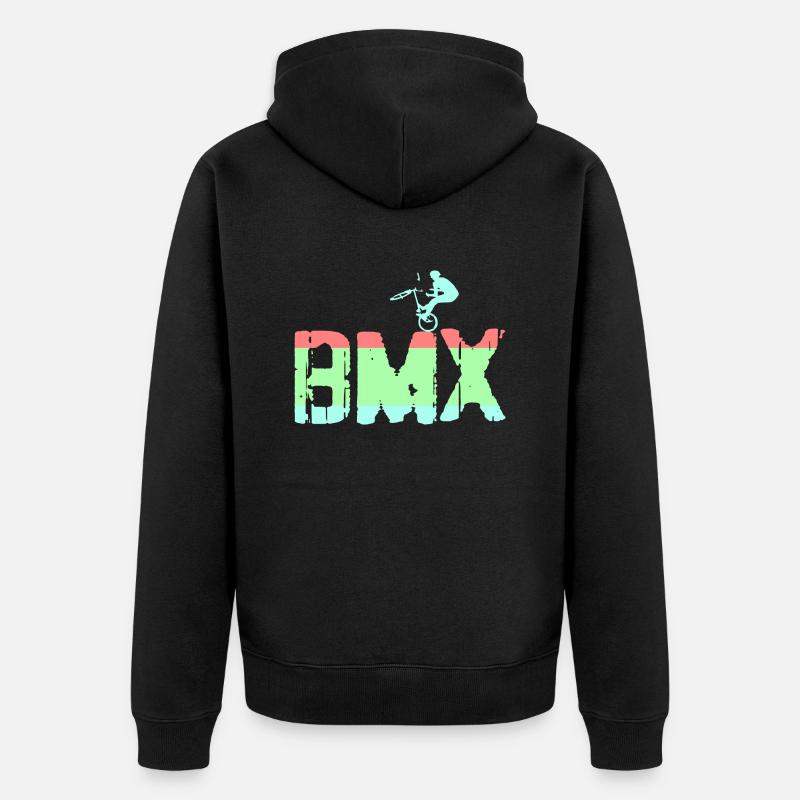 bmx - Veste à capuche bio Premium Unisexe - noir
