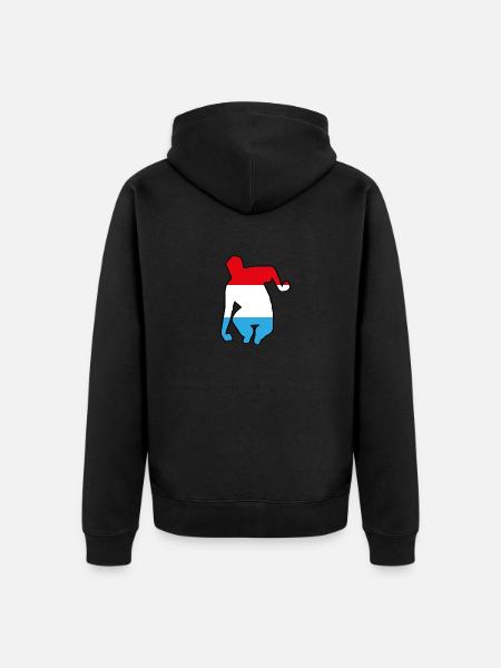 Shadow player luxembourg - Unisex Premium Organic Zip Hoodie - black
