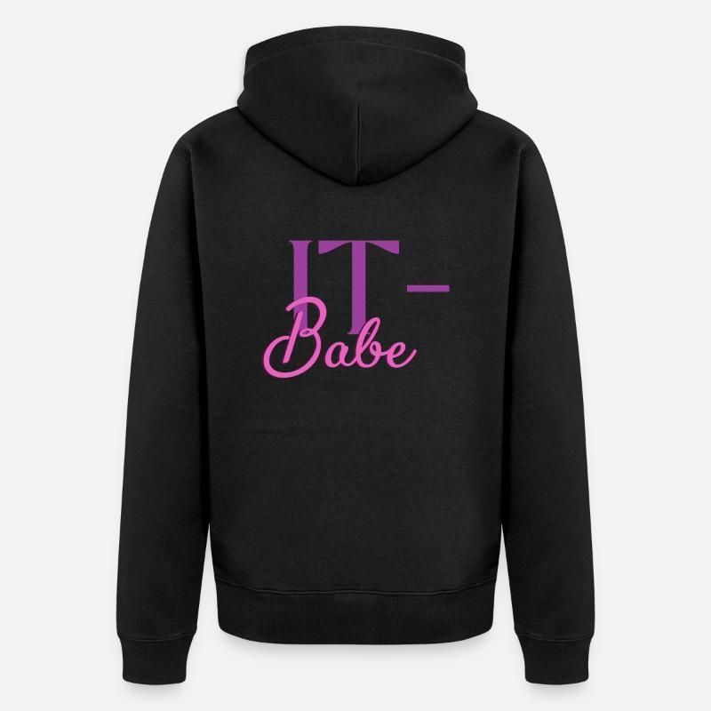 IT-Babe - Veste à capuche bio Premium Unisexe - noir