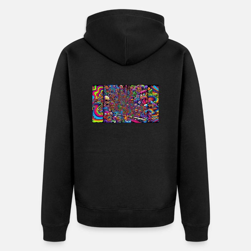 Malade - Veste à capuche bio Premium Unisexe - noir