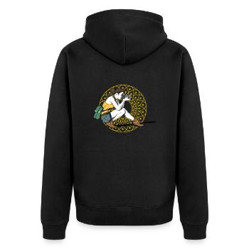 girl power camera photography shot feminine woman LOL - Unisex Premium Organic Zip Hoodie - black - Back - Nico (187cm)
