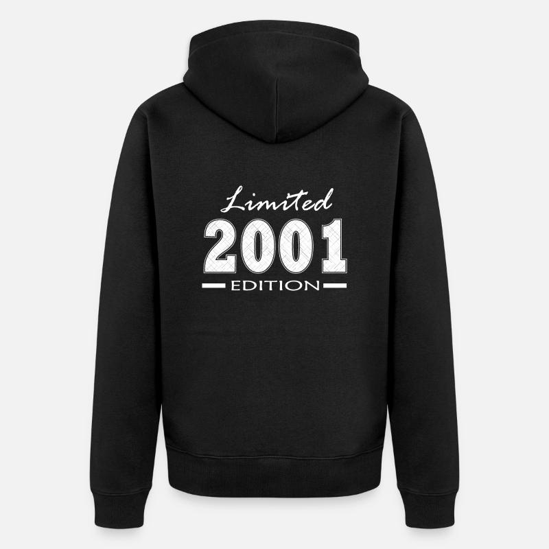 2001 - Veste à capuche bio Premium Unisexe - noir