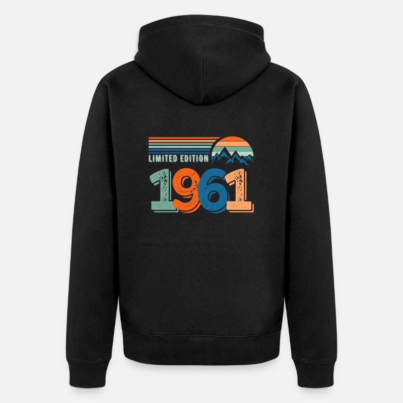 Limited edition 1961 - Veste à capuche bio Premium Unisexe - noir