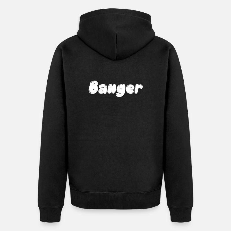 Le Banger c'est toi, Banger Vibe, Énergie et Style - Veste à capuche bio Premium Unisexe - noir