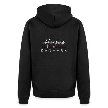 Dänemark - Horsens - Danemark - Danemark - Veste à capuche bio Premium Unisexe - noir - Dos - Nico (187cm)