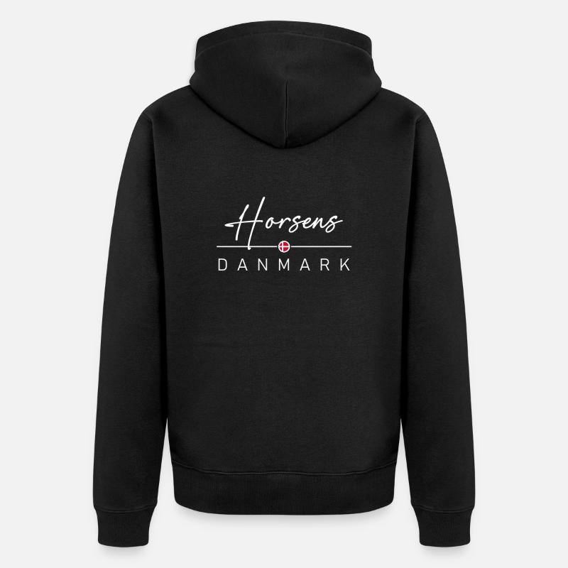 Dänemark - Horsens - Danemark - Danemark - Veste à capuche bio Premium Unisexe - noir