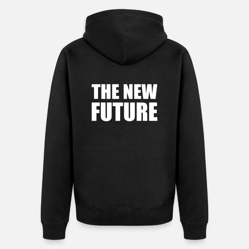 the new future - Veste à capuche bio Premium Unisexe - noir