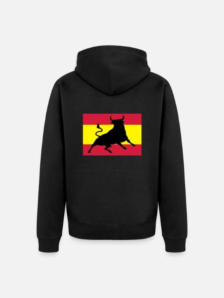 Viva España - Unisex Premium Bio Zip Hoodie - Schwarz